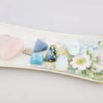 up close image of healing stones